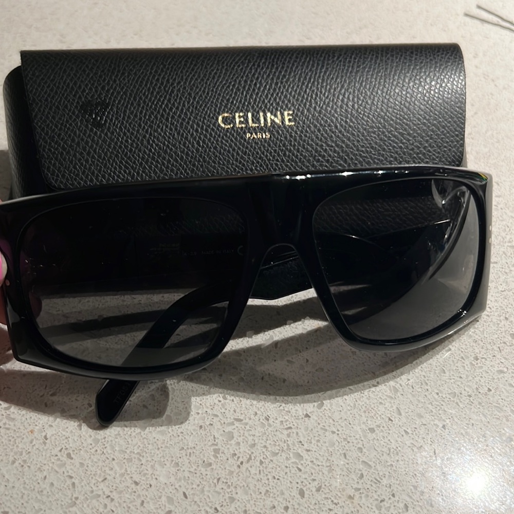 Celine all black shades
